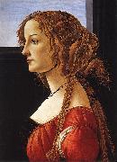 BOTTICELLI, Sandro Portrait of a Young Woman 223ff oil painting